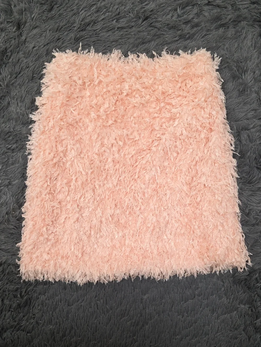 Forever 21 Blush Fuzzy Mini Skirt. Size S. NWT